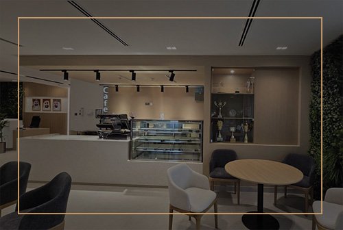 "Modern commercial interior fit-out project in Dubai by Breezeline Interiors"